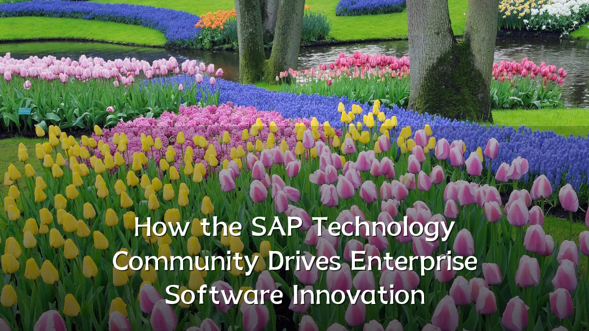 How the SAP Technology Community Drives Enterprise Software Innovation