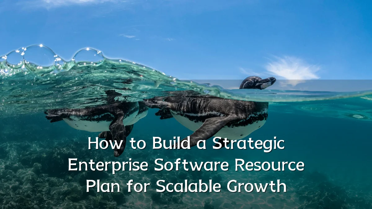 How to Build a Strategic Enterprise Software Resource Plan for Scalable Growth