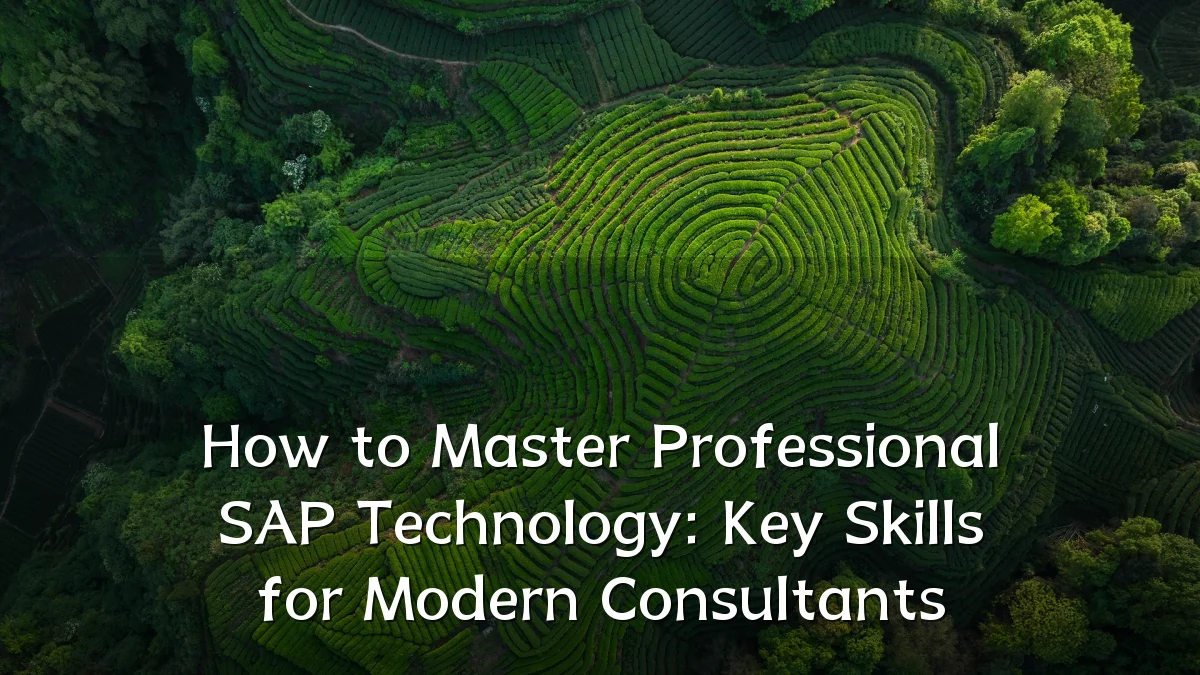 How to Master Professional SAP Technology: Key Skills for Modern Consultants