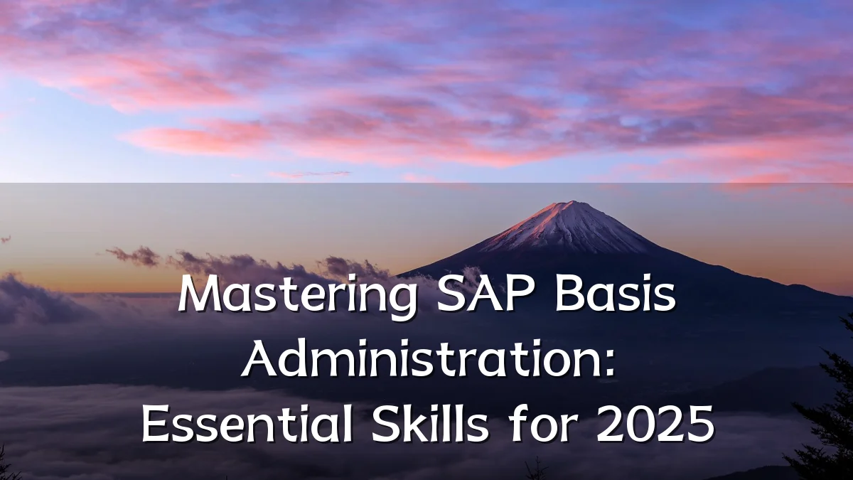 Mastering SAP Basis Administration: Essential Skills for 2025