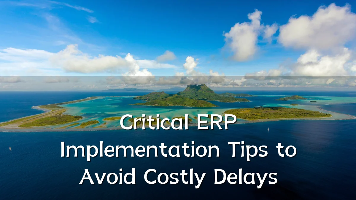 Critical ERP Implementation Tips to Avoid Costly Delays