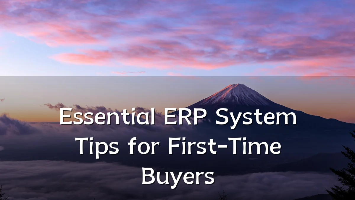 Essential ERP System Tips for First-Time Buyers