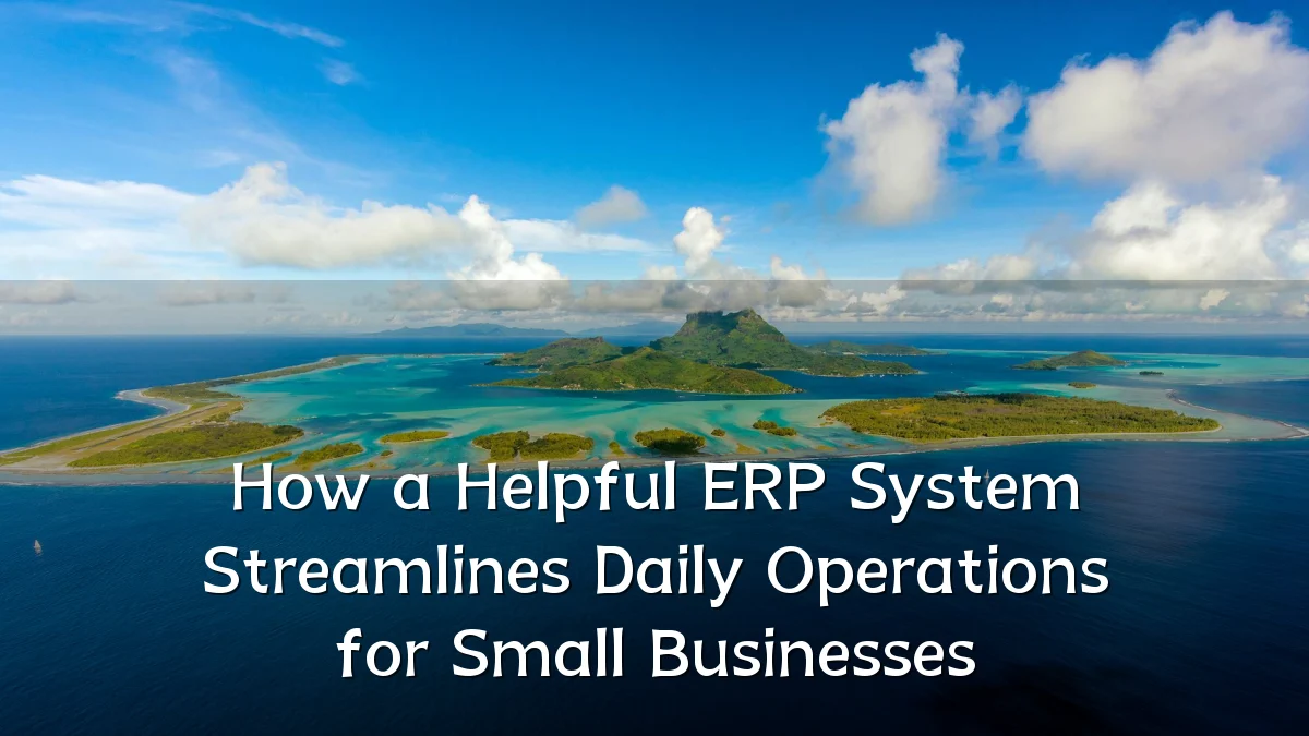 How a Helpful ERP System Streamlines Daily Operations for Small Businesses