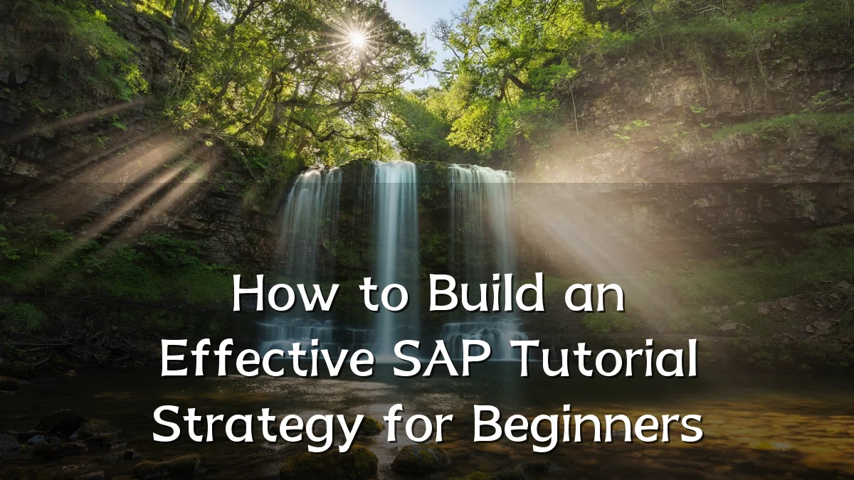 How to Build an Effective SAP Tutorial Strategy for Beginners