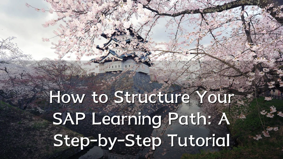 How to Structure Your SAP Learning Path: A Step-by-Step Tutorial