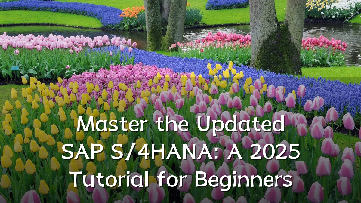 Master the Updated SAP S/4HANA: A 2025 Tutorial for Beginners
