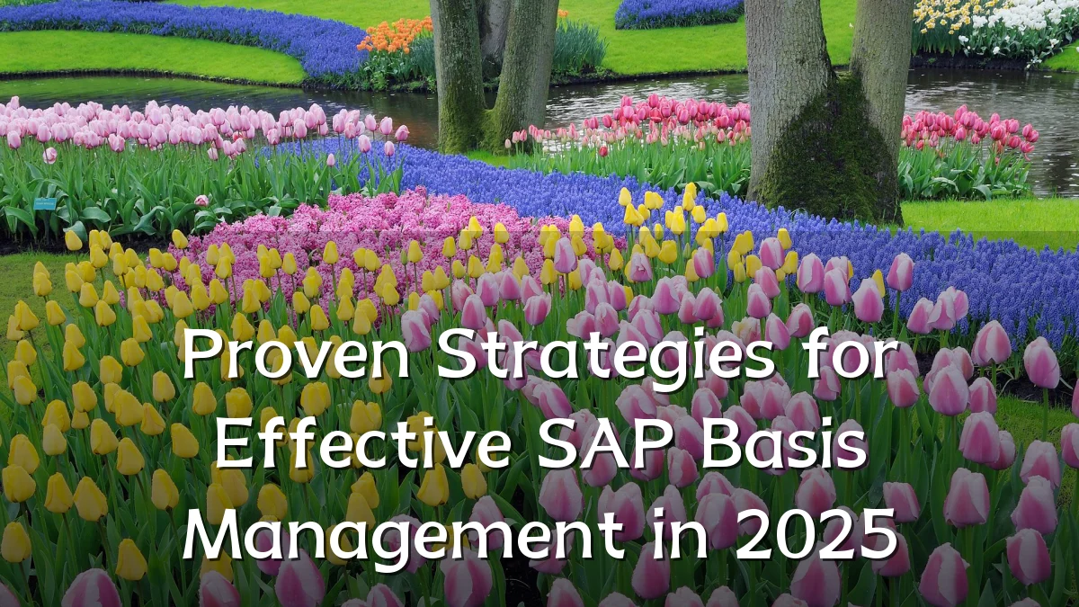 Proven Strategies for Effective SAP Basis Management in 2025