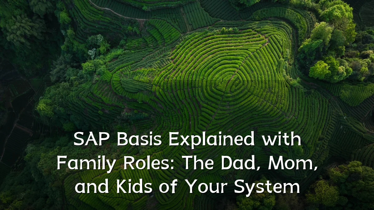 SAP Basis Explained with Family Roles: The Dad, Mom, and Kids of Your System