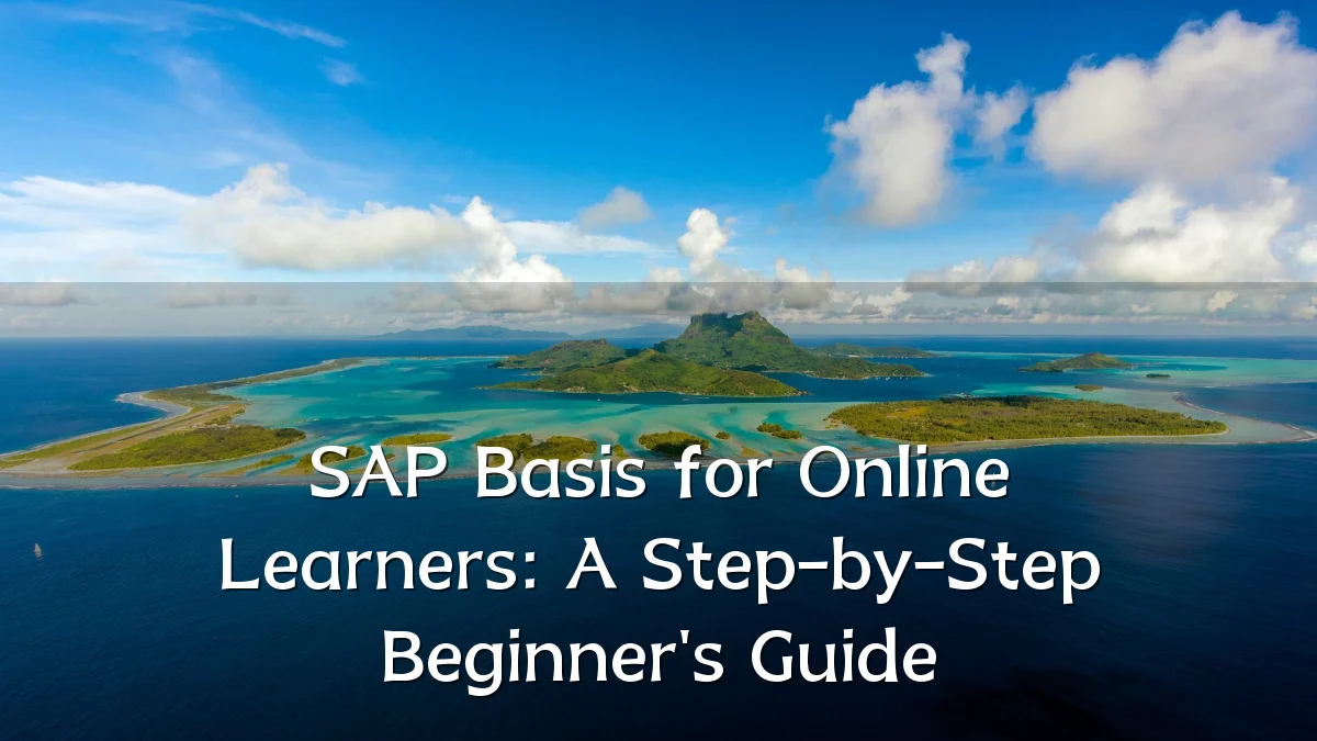 SAP Basis for Online Learners: A Step-by-Step Beginner's Guide