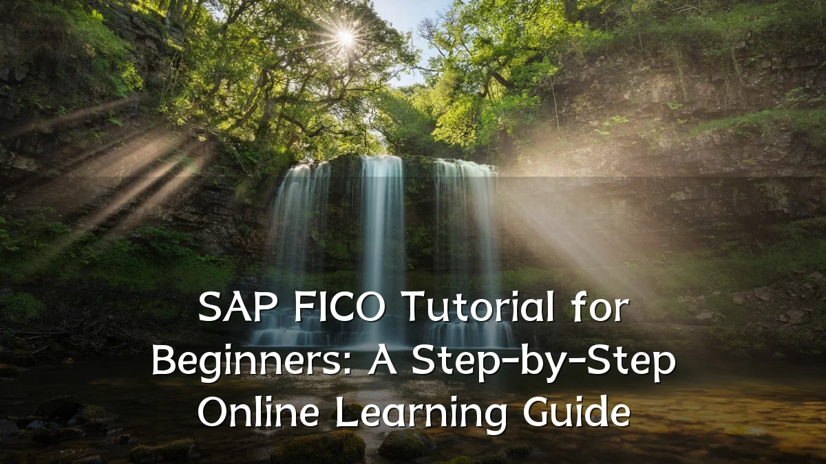 SAP FICO Tutorial for Beginners: A Step-by-Step Online Learning Guide