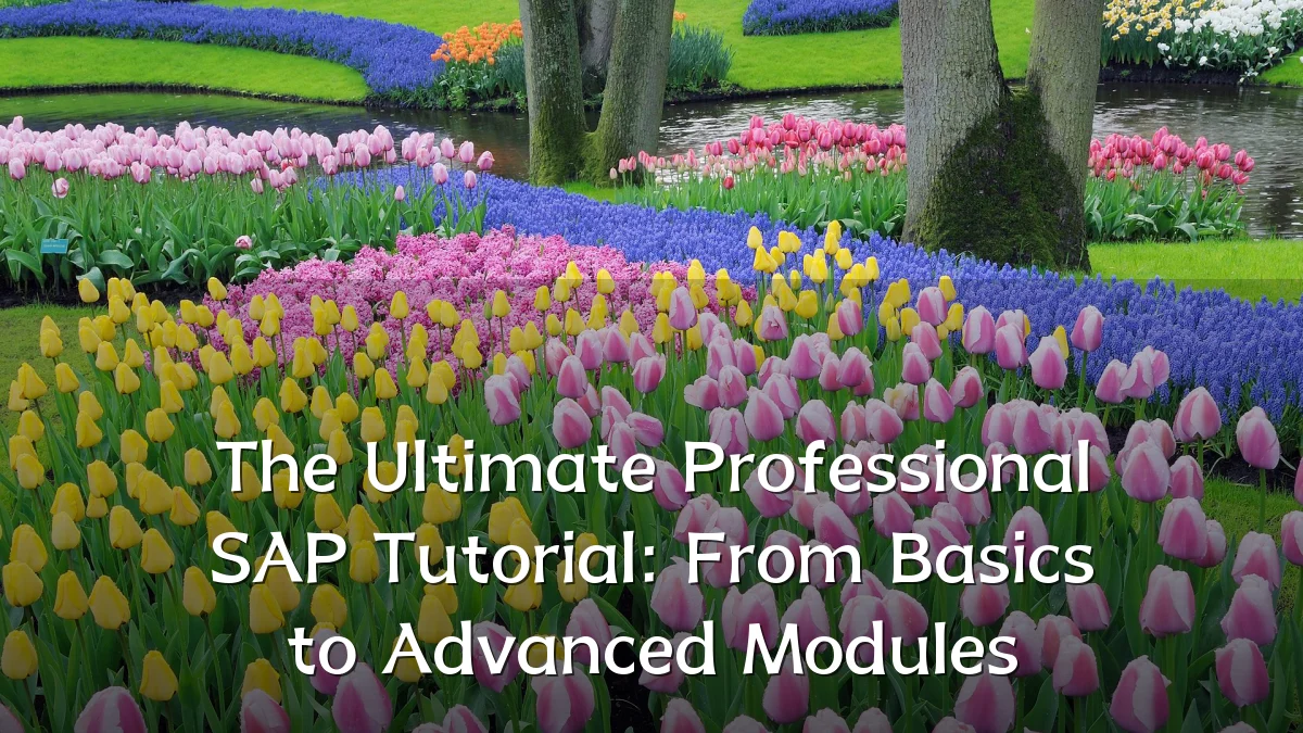 The Ultimate Professional SAP Tutorial: From Basics to Advanced Modules